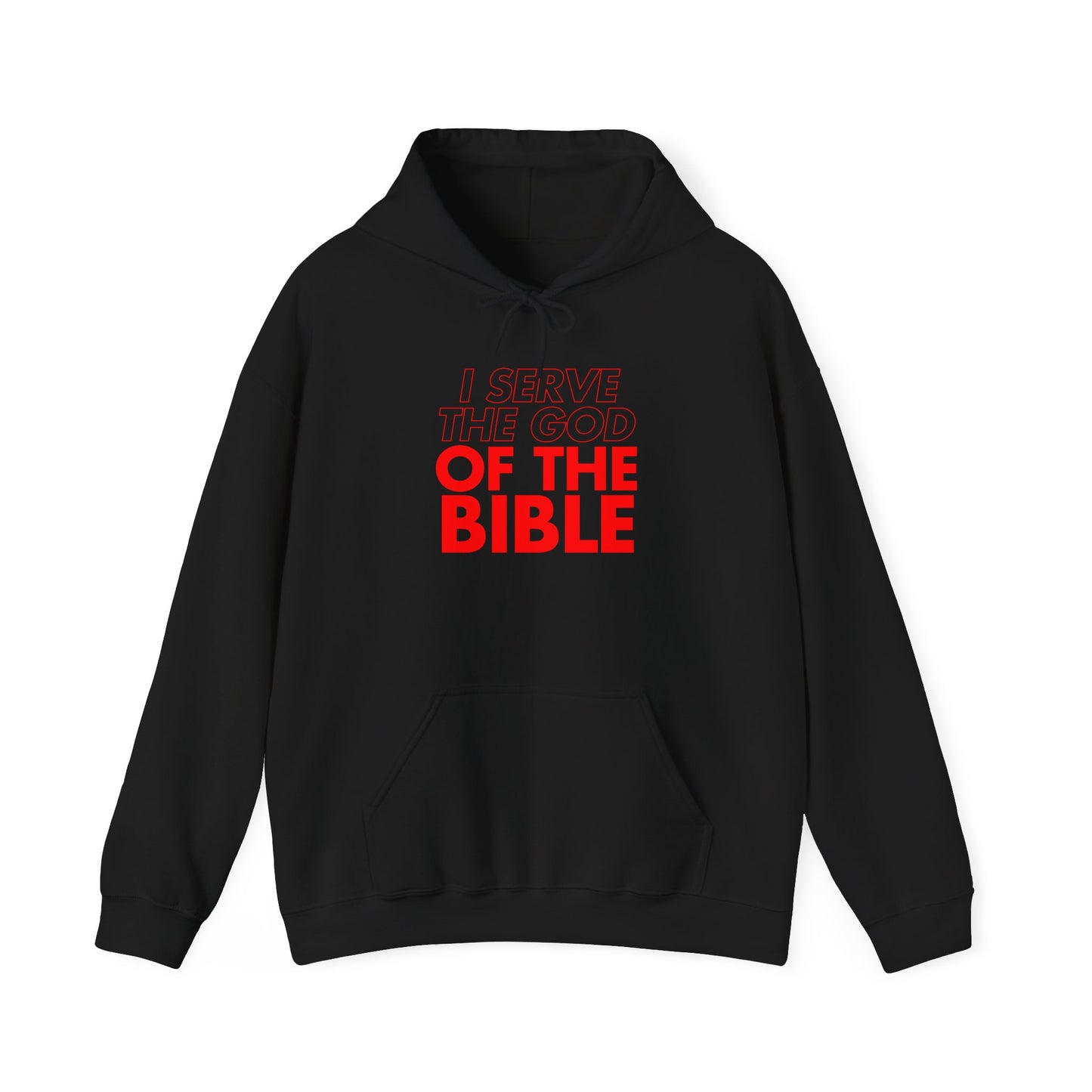 I Serve The God Of The Bible Hoodie