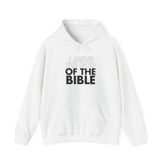 I Serve The God Of The Bible Hoodie